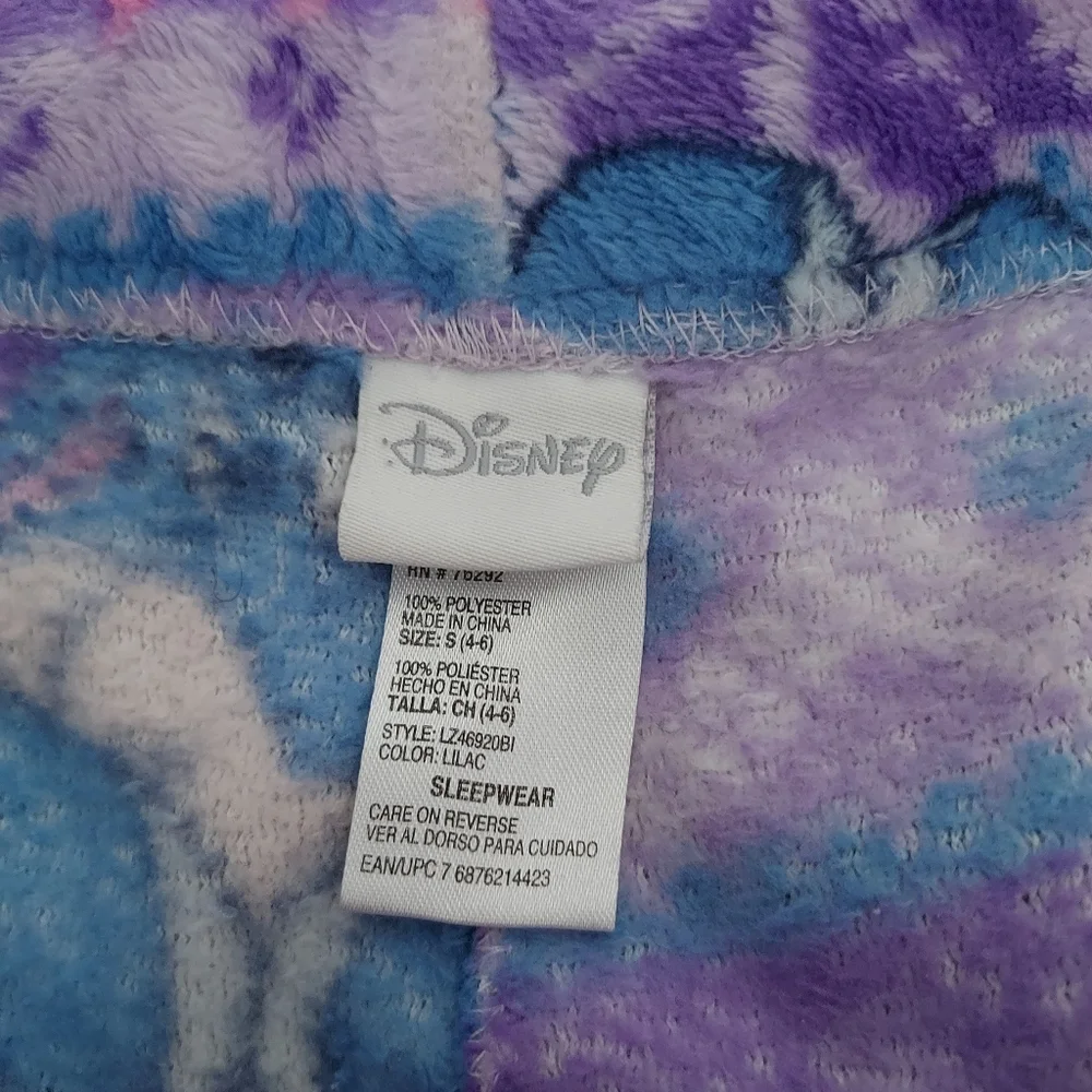 Disney Eeyore Purple Plush Comfy Cozy sleep Lounge PJ bottoms Small 4/6 Winter
